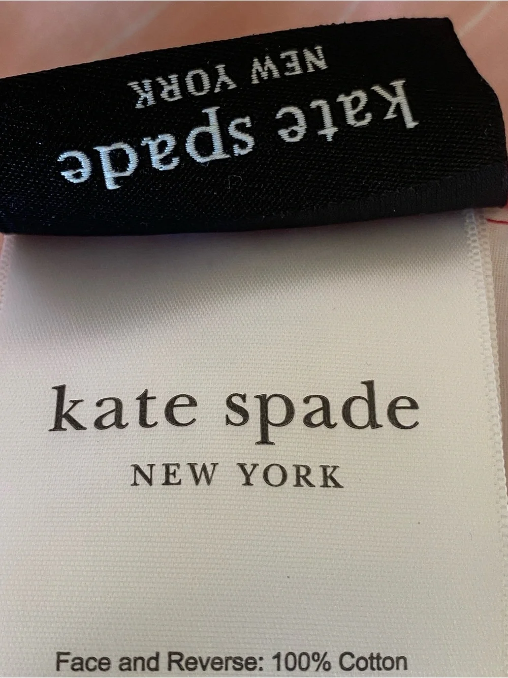 Kate Spade New York Organic Cotton Polka Dot Quilt Set Pink White Luxury Bedding